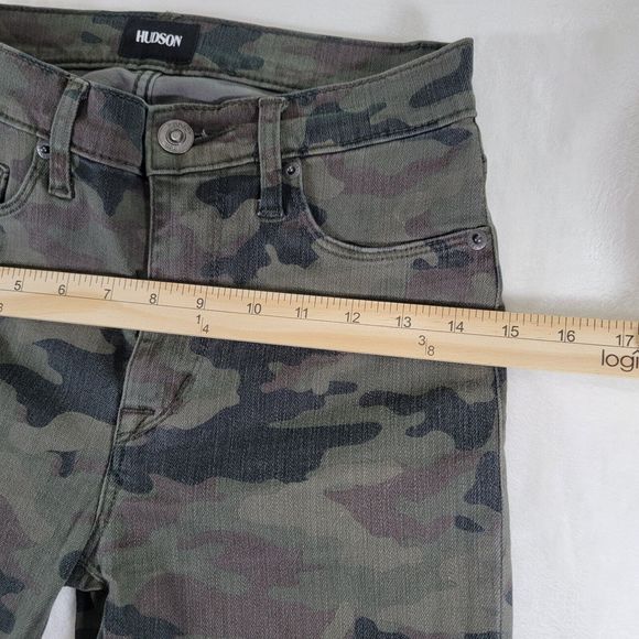 HUDSON Jeans Size 25 Barbara High Waist Super Skinny Ankle in Deployed Camo - Picture 9 of 16